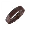 sourcing map 4 Pcs PU Leather Loops Replacement Retaining Ring Keeper for 22mm Width Watch Band, Dark Brown