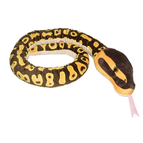 Wild Republic Snakes, Snake Plush, Stuffed Animal, Plush Toy, Gifts for Kids, Ball Python, 54"