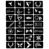 Stencil per tatuaggi 137 su 6 fogli Set Bora