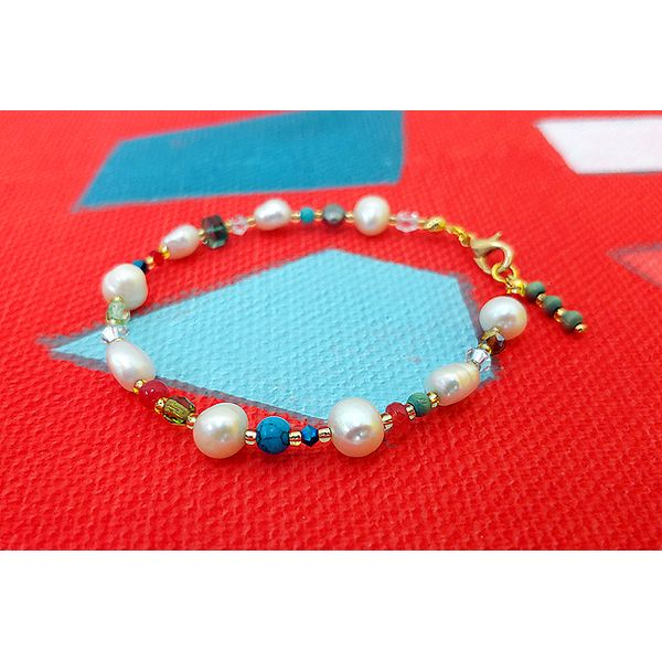 Pearl bead bracelet (2 types)