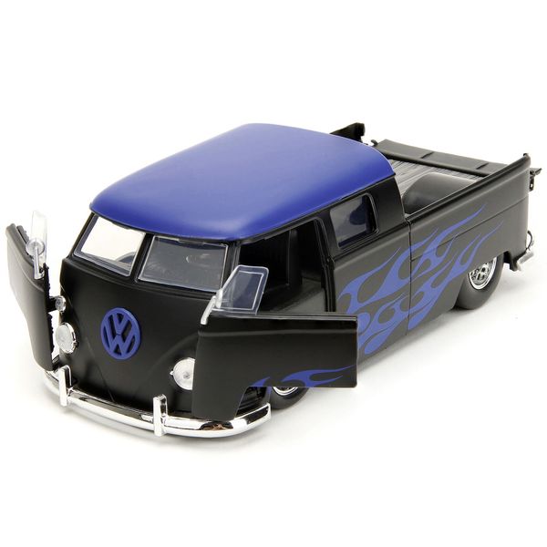 Jada 34232 1963 Volkswagen Bus Pickup Truck Matt 1/24 Diecast Model Car