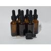 12 Pack 2 Oz Amber Glass Eye Dropper Bottles  for Essential Oils