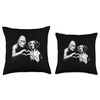 German Shorthaired Pointer Bigfoot Sasquatch Heart Hand Sign Throw Pillow