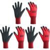Earl Force AG789 Natural Rubber Backless Gloves, Medium Size, 3 Pairs
