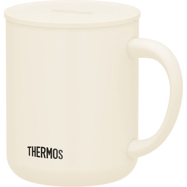 Thermos JDG-451C MWH Stainless Steel Vacuum Insulated Mug, 15.9 fl oz (450 ml), Milk White