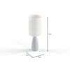 Single-Light Mini Table Lamp Grey Mid-Century Modern