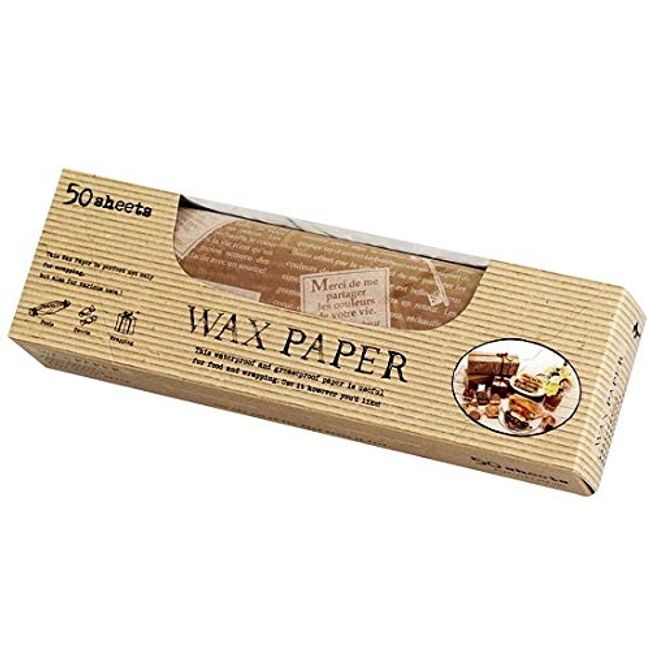 Wax Paper, Craft French, 8.5 x 9.8 inches (218 x 250 mm), 1 piece, Tomizawa Shoten Wax Paper