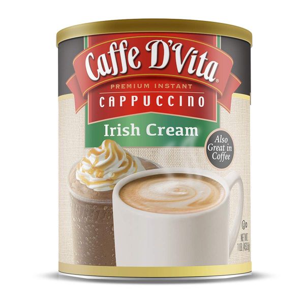 Caffe D’Vita Irish Cream Cappuccino, 6 Pack (16 oz)