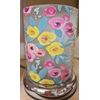 Touch Wax Melt Burner Pink and Yellow Flowers