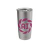Artificial intelligence black icon. Algorithm. Deep learning Stainless Steel Insulated Tumbler