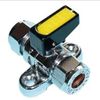 Metrogas 10mm Mini Lever Gas Ball Valve with Backplate