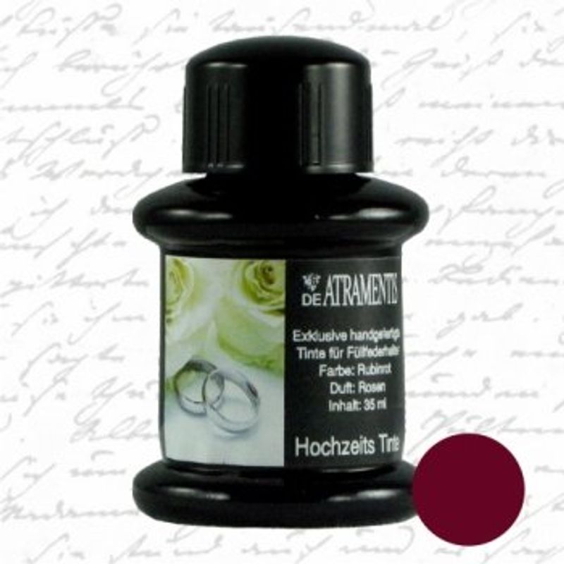 De Atramentis Wedding Ink/Ruby Red Premium Bottled Fountain Pen Ink ...