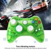 2023 New 2.4GHz Wireless Gamepad Gaming Joypad Controller Built-in with 7-LEDs with Blinking Function Compatible for Xbox 360 - Green