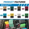 GLOSO Circuit Breakers E37 Auto (T1) Reset Low Profile ATC/ATO - (20A - 20 Pack)