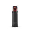 Zoku 530 ml Drinking Bottle, Stainless Steel Black, 7.2 x 7.2 x 24.4 cm