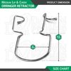 3 Pcs Orringer Cheek Retractor Small, Medium & Large Mouth Opening Oral Set