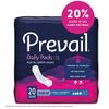 Prevail Daily Pads Bladder Control Pad 9-1/4 Inch Length Moderate Absorbency Polymer One Size Fits Most Female Disposable, BC-012 - Pack of 20