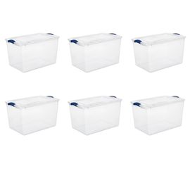 Sterilite 105 qt Latch Box, Stadium Blue - Single