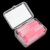ANGGREK 60pcs / Box Interdental Brush Tooth Cleaning Tool Dental Teeth Cleaner Toothpick (Pink)