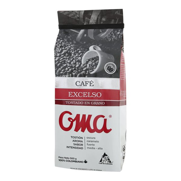 OMA Excelso Colombian Coffee 500gr-17.6 oz -Whole Beans