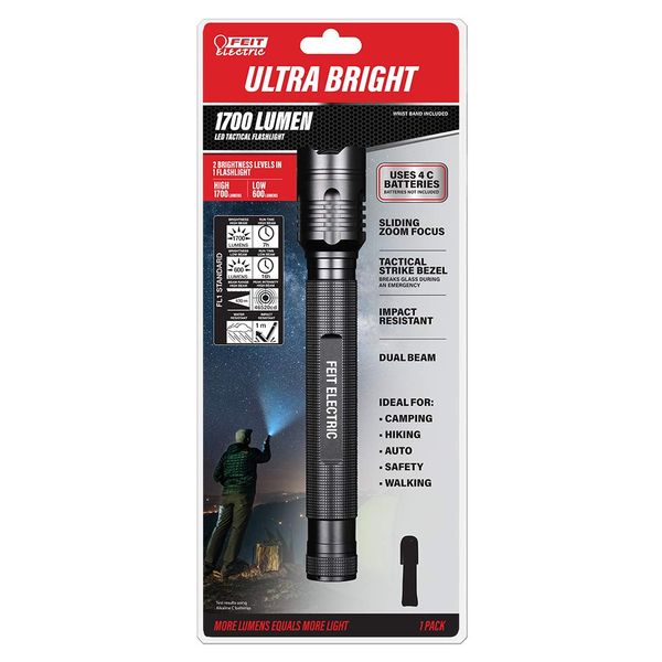 Feit Electric FL1700 1700 Lumens Ultra Bright 4-Cell C LED Flashlight