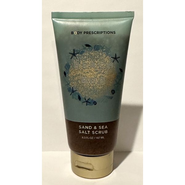 Body Prescriptions Sand and Sea Salt Scrub - 6.3 oz - Insert Sealed