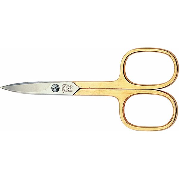 NIPPES Nail Scissors Gold-Plated No. 855 Pack of 1