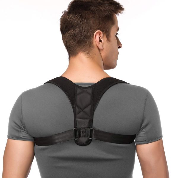 Nanet Posture Corrector Posture support Brace Adjustable Straight Strap for Men and Women (Size M 28-40 in. / 70-102 cm Unisex)