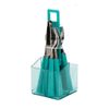 Flamefield Cutlery Set in Holder Aqua 16Pcs