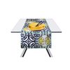 Excelsa Table Runners, Cotton, Yellow and Blue, 45 x 140 cm