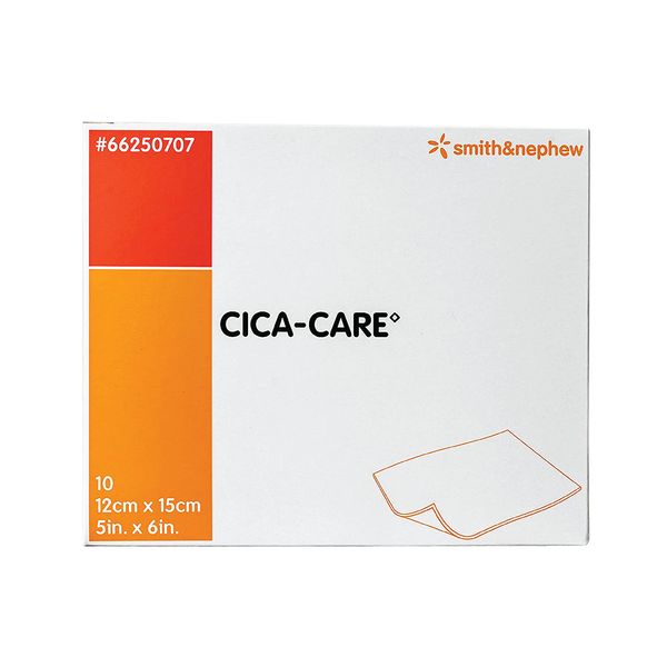 Smith & Nephew CICA-Care Self-Adhesive Silicone Gel Sheet for Scar Management, Wound Care Product, 5 inches x 6 inches (Box of 10 Sheets)