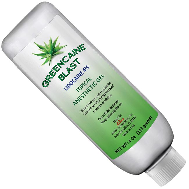 Greencaine Blast numbing cream professional grade max strength proven results-US