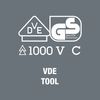 Wera 6147 Kraftform Insulated VDE Screwdriver Set, 7 Pieces