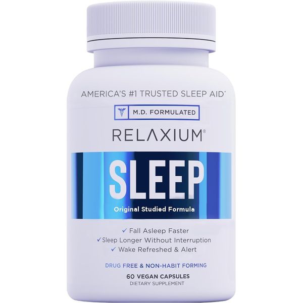 Relaxium Sleep Aid, 30-Day Supply, Dietary Supplement for Better Sleep