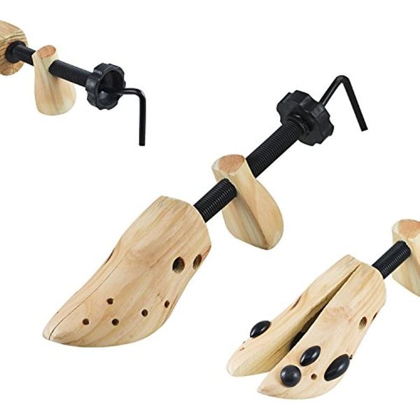 Shoe Stretcher Pair, Women, Size 5-10, 2-Way, Length & Width, Wood, Shoe Stretch