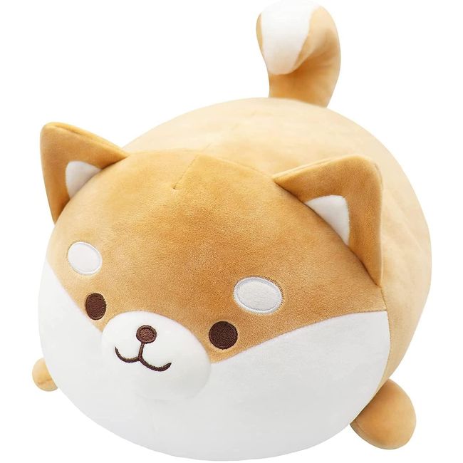 Homehalo Shiba Inu Plush Toy, Cute, Shiba Inu Body Pillow, Realistic Dog, Super Squishy Plush, Round Dog, Soft Sleeping Pillow, Relaxing Body Pillow, Comfortable Body Pillow, Multi-functional, Chair,