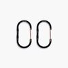 Barebones Living 20230033001005 Wire Gate Carabiner, M, Black