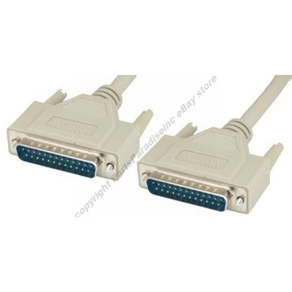 6ft IEEE1284 DB25 pin Male-M Parallel Bi-Directional Switch Box Cable/Cord {AA