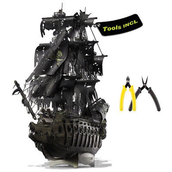 Piececool 3D Model Kits For Adult The Flying Dutchman Metal Puzzle Tool Sets Toy