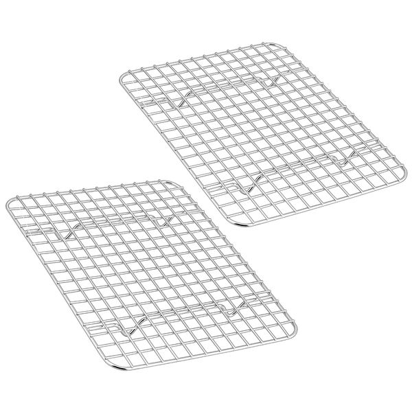 Cooling Racks for Baking, Joyfair 100% Stainless Steel BBQ Grill Set of 2, Mini Wire Rack Set Fit Baking Tray & Toaster Oven, Suitable for Cooking, Roasting, Grilling, Drying, Dishwasher Safe