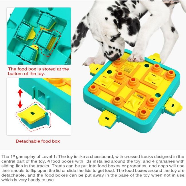 Dog Puzzle Toys Labyrinth Leak Food Dog Slow Food Bowl Non-Slip Educational  Pet