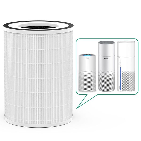 Afloia Original True HEPA 13 Filter, Compatible with KILO/KILOPLUS/KILOPRO/MIRO/MIRO PRO Air Purifier（ASIN：B08PCXJVFH/B0948XR4DC/B09P8KBW5V/B08YT4TNJD/B087PD8D25/B088FJ8YBJ）