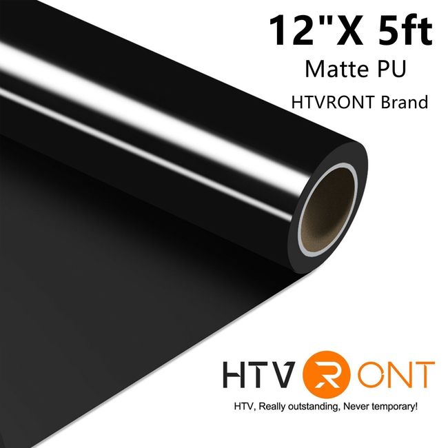 HTVRONT HTV Heat Transfer Vinyl Rolls: 12 x 25ft White HTV Vinyl