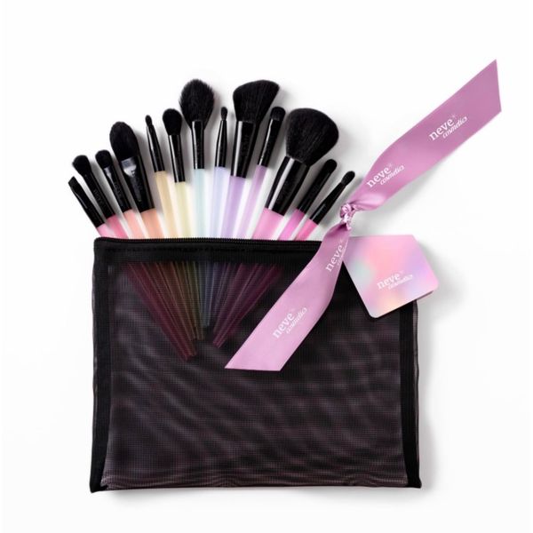 Neve Cosmetics Complete Professional Brush Set | Opal Brush Set 13
