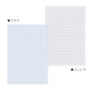 Emplan 991701-52 Cubics Stationery Letter Pads Assorted Colors, 60 Sheets, 2 Count, Blue