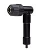 Heavy Duty Right Angle Drill Attachment- Steel, Keyless Chuck