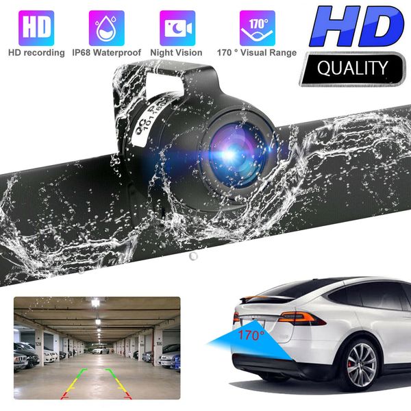 170° HD Car Reverse Backup Night Vision Camera Rear View Parking Cam Waterproof