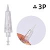 50pcs Permanent Makeup Tattoo Needle Cartridges Disposable T Shape Tattoo Needle for Digital Eyebrow/Lips/Eyeliner Tattoo Machine (3P)