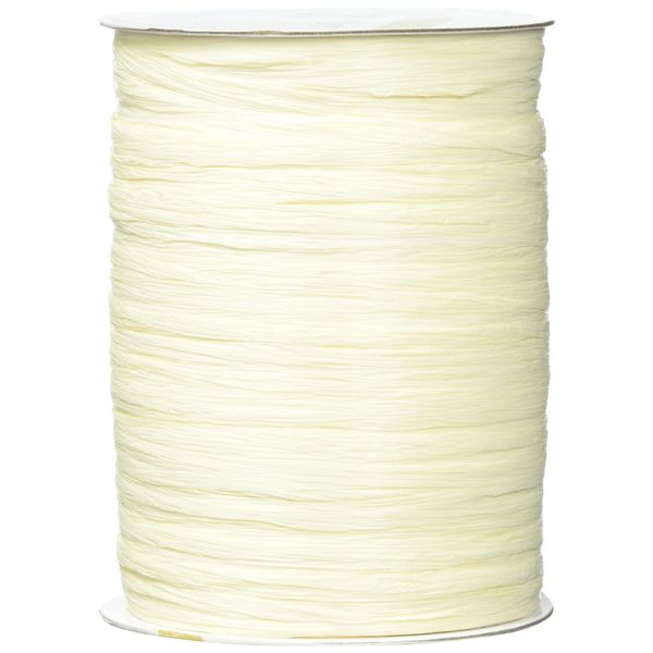 C.E. Pattberg Präsent - Rayon Raffia Biodegradable Ribbon Cream 100 meter spool