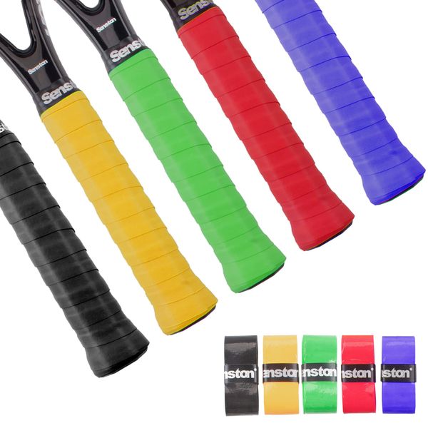 Senston Overgrips Pack of 5 Racquet Overgrips Tennis Badminton Squash Racket Overgrip Anti Slip Racquet